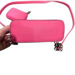 Steve Madden Bmaggie Crossbody Bag Hot Pink Dome Purse Chain Strap AirPod Case Photo 5