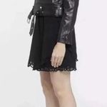 IRO  Carina Black Eyelet Lace Mini Skirt Women’s Medium (30” Waist) P47 Photo 2