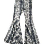 Womens White Black NEW Snakeskin Western Flare Leggings Pants Snake Print Sz 3X Photo 0