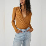 Free People  Turnt Bodysuit - Size XS - Golden Nugget‎ - NWT Photo 10