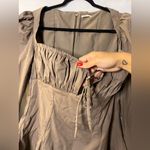 House Of CB  Carlina Mocha Long Sleeve Mini Dress Size Large Photo 4