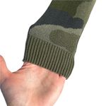 Arizona Jeans Arizona Jean Company Green Camo Split Hem Tunic Pullover Sweater Photo 4