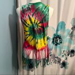Popular Sports Fringe tie-dye tank Photo 1