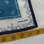 Blue and white letter toss print bandana 0320 Photo 3