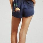 ONIA  Shorts Womens Large Navy Blue Shadown Aleen Paradise Hut New Photo 8