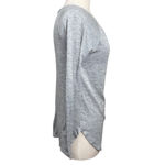 Athleta  Oversized Long Sleeve Shirt Gray XS Photo 3