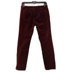 Sundance  Day & Night Burgundy Velveteen Jeans, Sz Petite 6 Photo 2