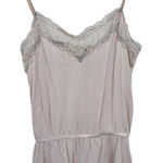 Eberjay Eberjey Blush Pink Lace Trim Romper Pajamas Sleepwear Delicate Lightweight Photo 0