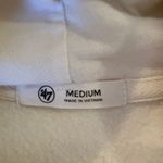 47 Brand Womens Medium Oatmeal Harper Cleveland Browns Pullover Hoodie Cropped Orange Photo 9