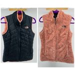 The North Face  Pink/Black Reversible‎ Quilted Vest XS B151 Photo 1