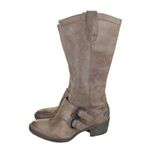 Born Magda Riding Boots Leather Brown Monk Strap W22414 Women's Size 7‎ Mid Calf Photo 1