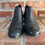 Munro Black Leather Ankle Boots, 8 Narrow Photo 3