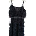 Chloe Oliver Black Fringe Dress Size Small Photo 11