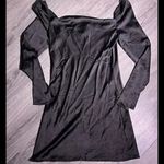 Princess Polly  Black Star Power Silk Mini Dress Size 4 Photo 7