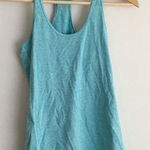 Lululemon reversible tank top striped blue white Racerback Size 8 athletic Photo 0