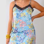 Mystree  Slip Dress Silky Floral Lace Photo 3