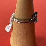 Bomb Party RBP5009 “Above All Else” Blue Topaz CZ on Rhodium Size 11 Ring NWT Photo 1