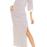 Something Navy  White and Black Maxi Dress Photo 6