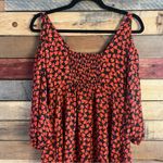 Disney Alice Through The Looking Glass Heart Print Cold Shoulder Dress Size XS Photo 9