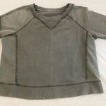 Lululemon Loop Back Crew Raglan Sweatshirt Magnum Gray size Large 12/14 Photo 0