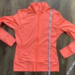 Lole Essential Zip Up Running Jacket Coral Orange Size Medium Photo 4