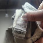 Cut loose linen cotton pocket dress size s Tan Photo 3