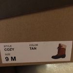 Khombu Womens  COZY Tan Storm Boot Size 9 M Waterproof Cold Rated Insoles New Photo 7