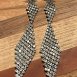 Primrose Silver-Plated Formal Dangle Earrings Photo 0