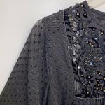 ZARA NWT  Black Plumetis Sequined Bolero Jacket S 5107/070 Photo 6