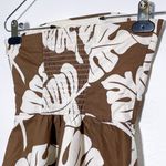 BCBG Max Azria Palm Frond Printed Strapless Dress Photo 2