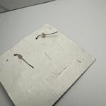 Premier Designs  Silver Tone Loops With Faux Pearl Pierced Dangle Drop Earrings Photo 6