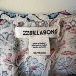 Billabong Women’s Boho Festival Romper Red & Blue Floral Size XS Photo 1