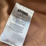 Apparis Brown Faux Leather Puffer Jacket Photo 8