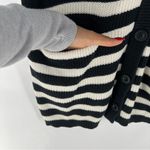 CAbi Whistle Cardigan Striped Button Front V-Neck Relaxed Dolman Sleeve Pockets Photo 7