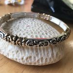 Handmade Antique Style Stretch Bracelet Contemporary Metal Triple plated Birthday… Photo 2