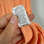 Fresh Produce  Orange Cotton Mini Dress Womens S Short Sleeve Casual Beachy Hike Photo 8