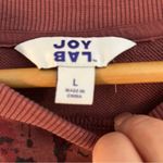Joy Lab French Terry Crewneck Pullover. Size Large. Photo 2