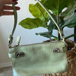 Charter Club Green croc vintage handbag Photo 0