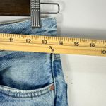 Mango MNG Denim Straight Jeans Sz 4 Light Wash Distressed 90s Y2K Grunge Indie Sleaze Photo 6