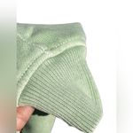 Aerie House Party oversized Cropped sweatshirt in Festive Ticket Green Photo 9