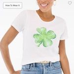 J.Crew NWT Clover Collector graphic tee Sz S Sold Out Photo 0