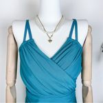 Elliatt  Patty Mesh Mini Dress in Teal Photo 2