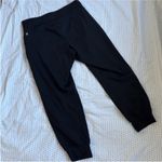 Zella Black Track Pants with Elastic Waistband and Tapered Leg Photo 3
