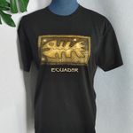 Black T Shirt Ecuador Gold Size M Photo 0