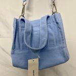 Urban Outfitters Sky Blue Mini Canvas Tote Photo 0