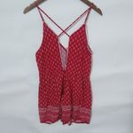 Pull & Bear  LS Red Bandana Romper Short Photo 3