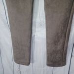 Andrew Marc  Brown Faux Suede Pull On Pants Photo 9