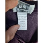 Jasmine  Rose Velvet‎ Robe Floral Print Long Sleeve Purple S/P Photo 3