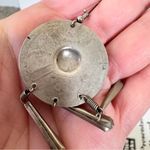 Silver Tone Concho Vintage Style Earrings Women’s Southwestern Photo 2