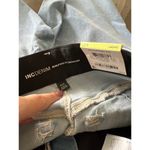 INC International Concepts High Rise Sculpting Fit Bermuda Jean Shorts NWT Sz 4 Blue Photo 4